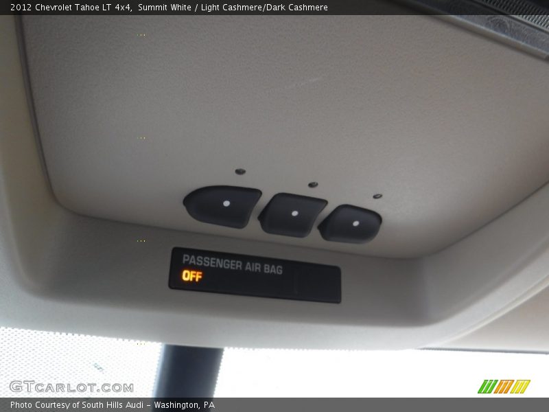 Summit White / Light Cashmere/Dark Cashmere 2012 Chevrolet Tahoe LT 4x4