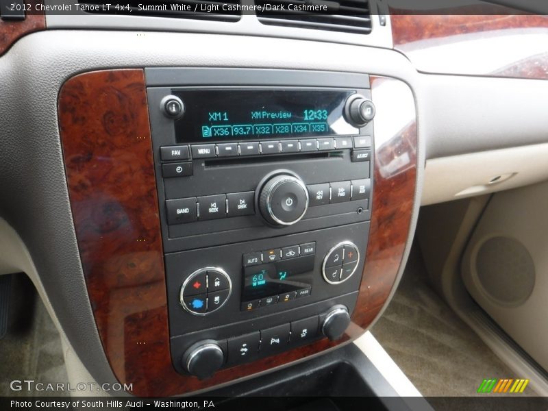 Summit White / Light Cashmere/Dark Cashmere 2012 Chevrolet Tahoe LT 4x4