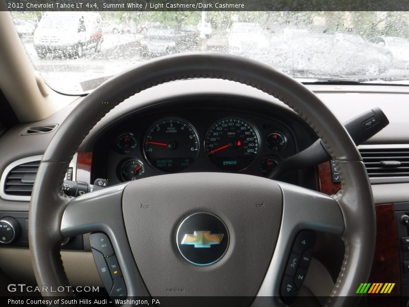 Summit White / Light Cashmere/Dark Cashmere 2012 Chevrolet Tahoe LT 4x4
