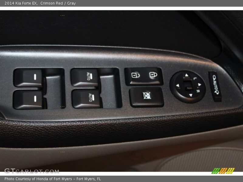 Crimson Red / Gray 2014 Kia Forte EX