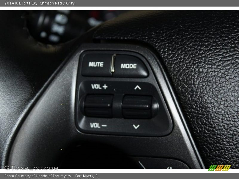 Crimson Red / Gray 2014 Kia Forte EX