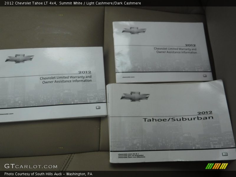 Summit White / Light Cashmere/Dark Cashmere 2012 Chevrolet Tahoe LT 4x4