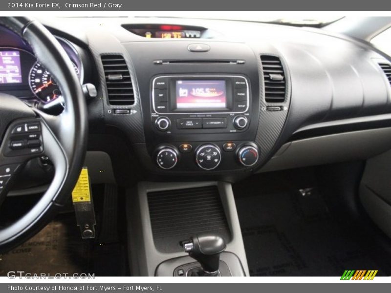 Crimson Red / Gray 2014 Kia Forte EX