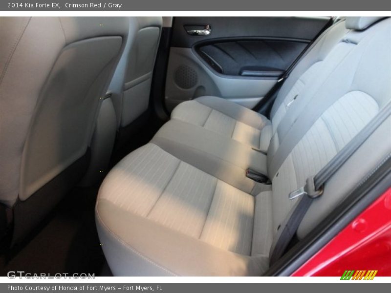 Crimson Red / Gray 2014 Kia Forte EX