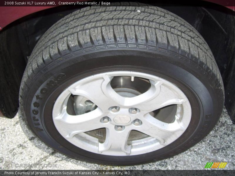 Cranberry Red Metallic / Beige 2008 Suzuki XL7 Luxury AWD