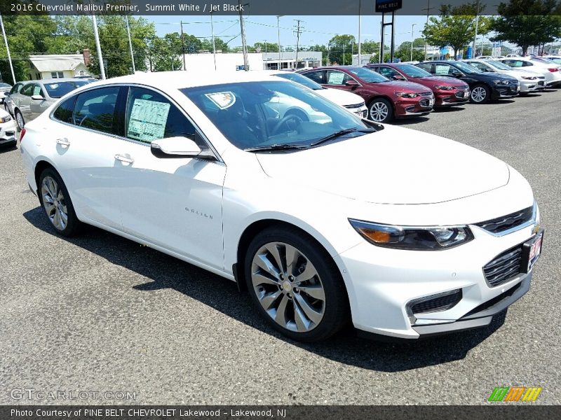 Summit White / Jet Black 2016 Chevrolet Malibu Premier