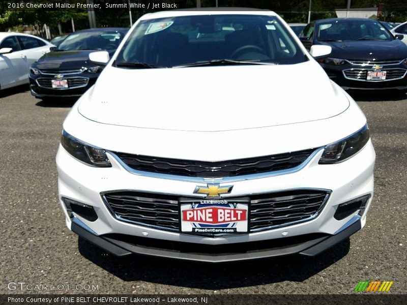 Summit White / Jet Black 2016 Chevrolet Malibu Premier