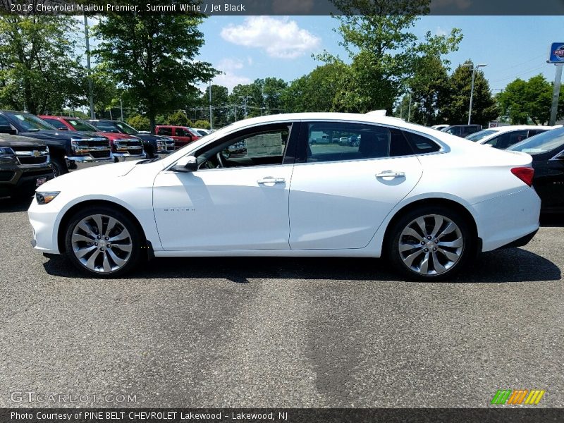 Summit White / Jet Black 2016 Chevrolet Malibu Premier