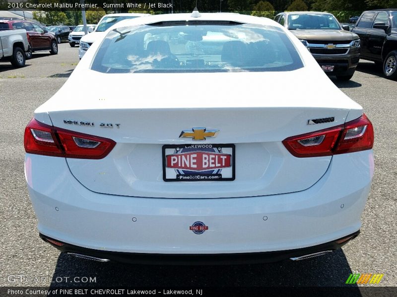 Summit White / Jet Black 2016 Chevrolet Malibu Premier