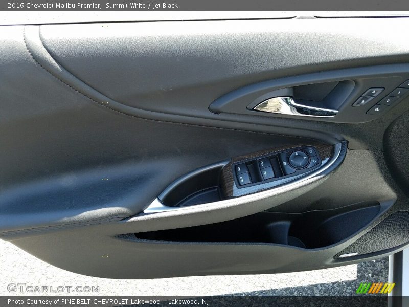 Summit White / Jet Black 2016 Chevrolet Malibu Premier