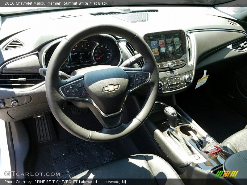 Summit White / Jet Black 2016 Chevrolet Malibu Premier