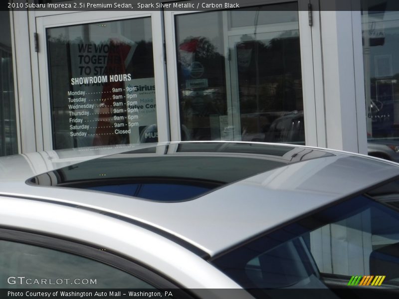 Spark Silver Metallic / Carbon Black 2010 Subaru Impreza 2.5i Premium Sedan