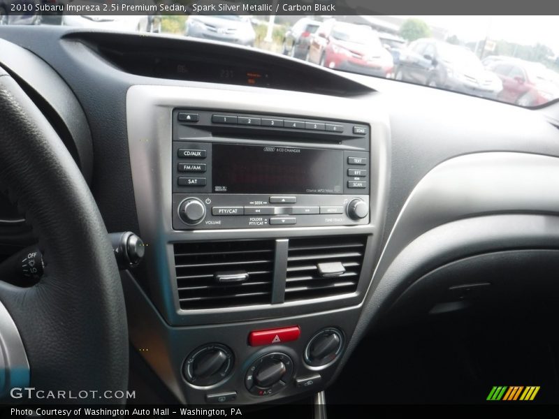 Spark Silver Metallic / Carbon Black 2010 Subaru Impreza 2.5i Premium Sedan