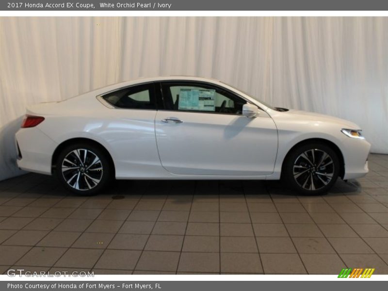 White Orchid Pearl / Ivory 2017 Honda Accord EX Coupe