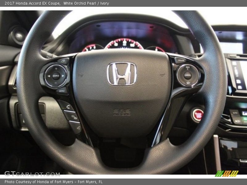 White Orchid Pearl / Ivory 2017 Honda Accord EX Coupe