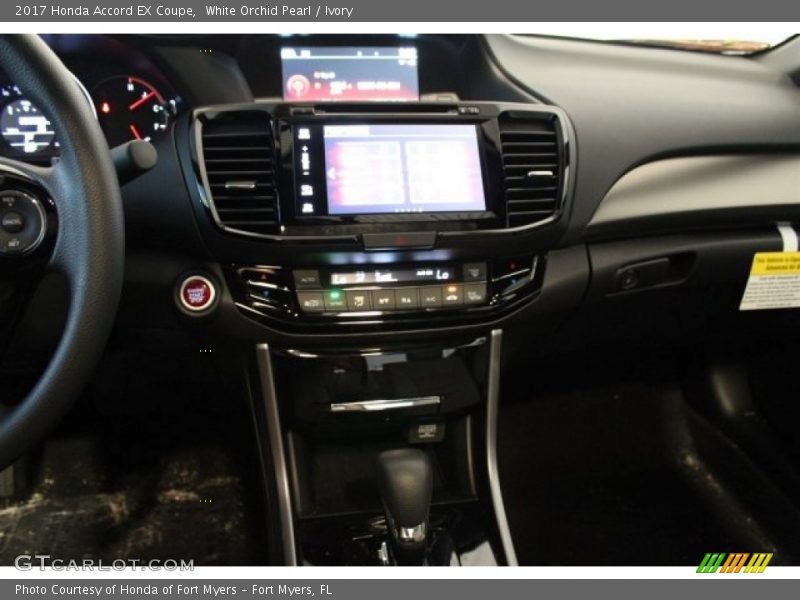 White Orchid Pearl / Ivory 2017 Honda Accord EX Coupe