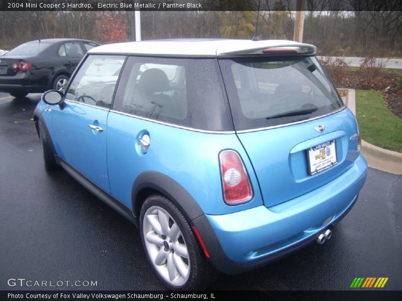 Electric Blue Metallic / Panther Black 2004 Mini Cooper S Hardtop