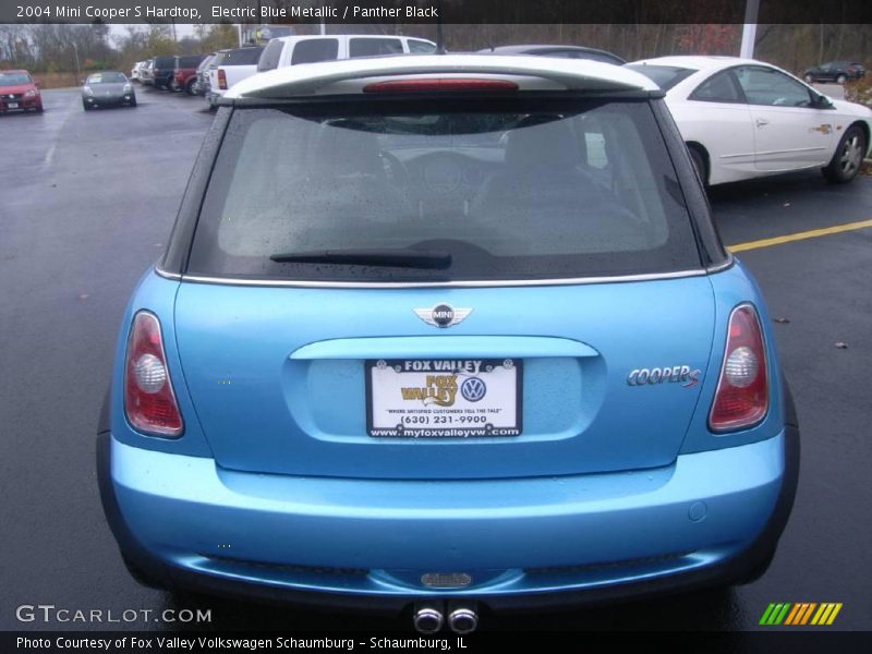 Electric Blue Metallic / Panther Black 2004 Mini Cooper S Hardtop