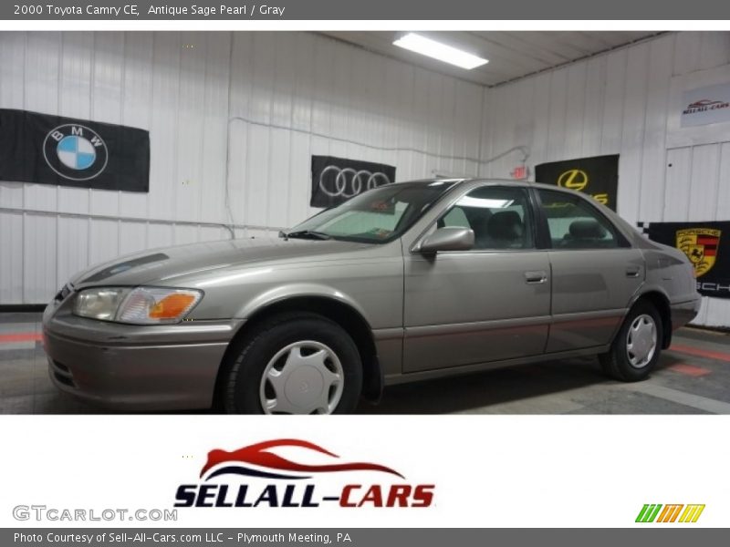 Antique Sage Pearl / Gray 2000 Toyota Camry CE