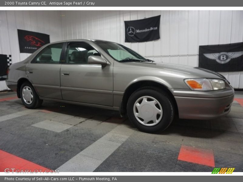 Antique Sage Pearl / Gray 2000 Toyota Camry CE