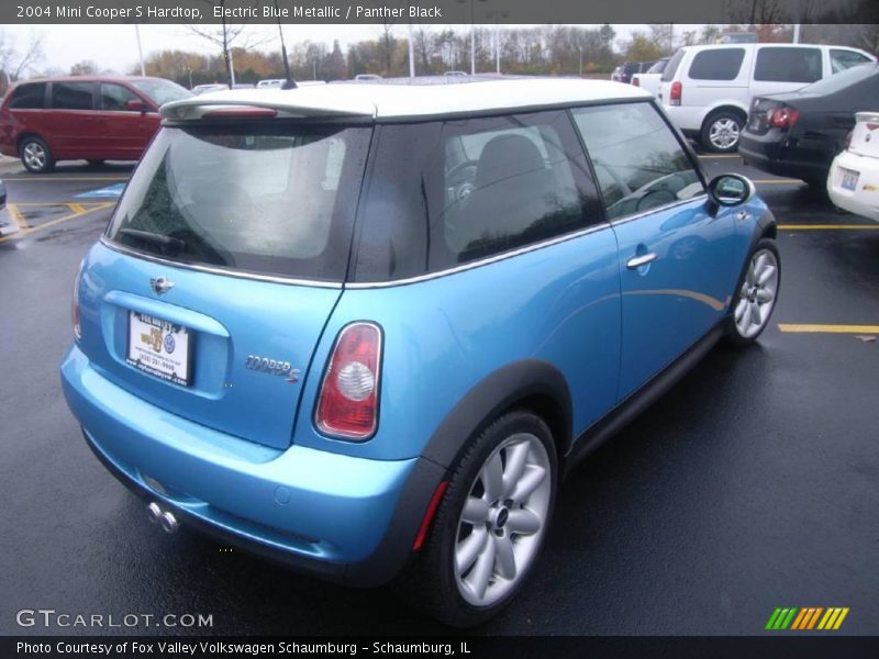Electric Blue Metallic / Panther Black 2004 Mini Cooper S Hardtop