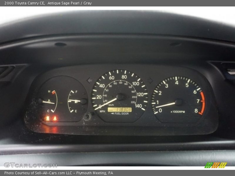 Antique Sage Pearl / Gray 2000 Toyota Camry CE