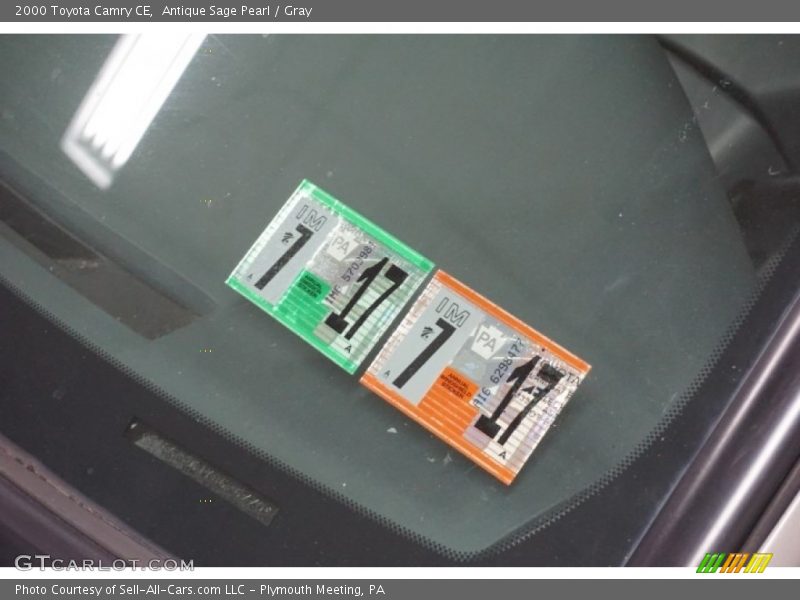 Antique Sage Pearl / Gray 2000 Toyota Camry CE