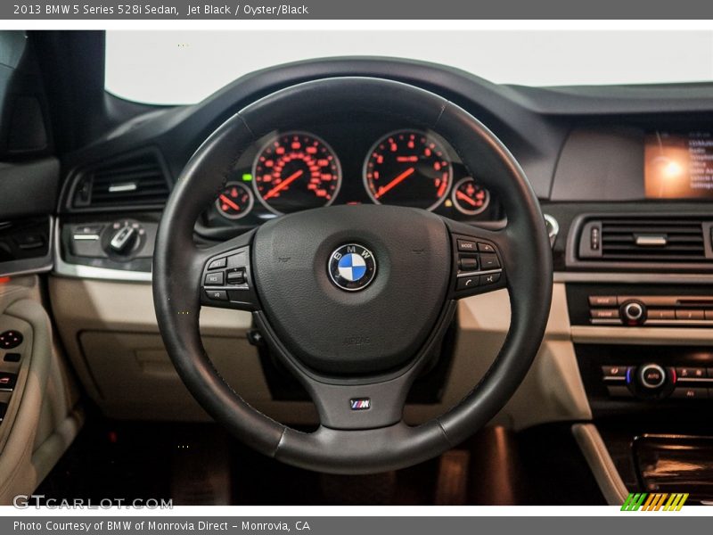 Jet Black / Oyster/Black 2013 BMW 5 Series 528i Sedan