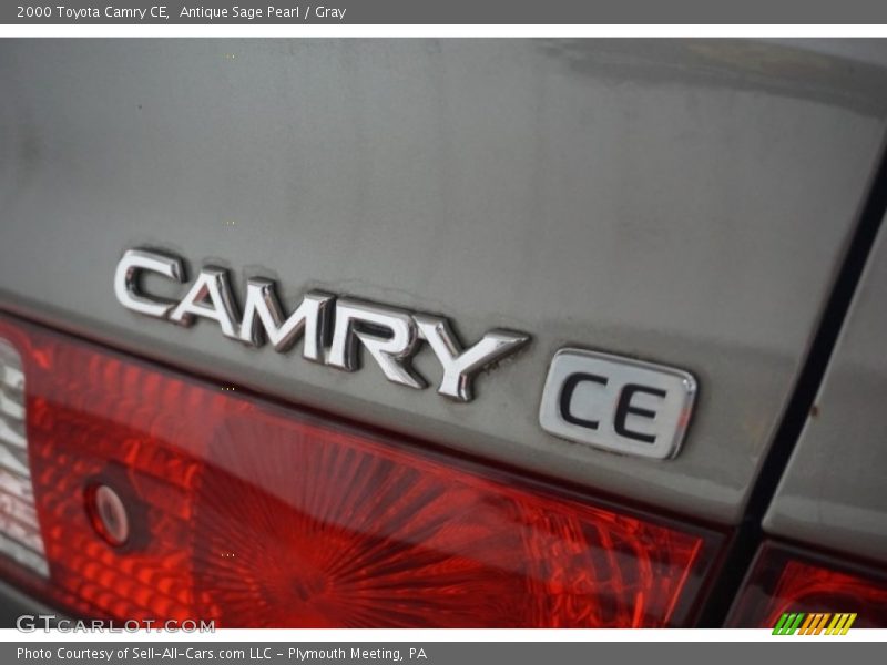Antique Sage Pearl / Gray 2000 Toyota Camry CE