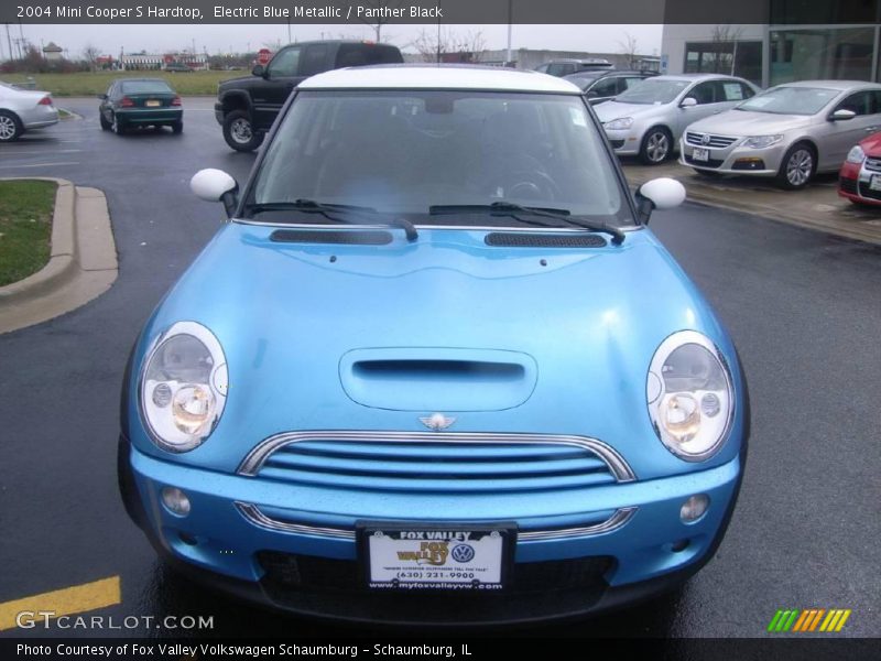 Electric Blue Metallic / Panther Black 2004 Mini Cooper S Hardtop