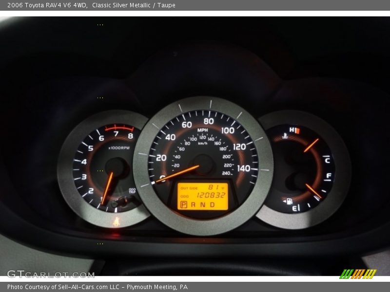 Classic Silver Metallic / Taupe 2006 Toyota RAV4 V6 4WD