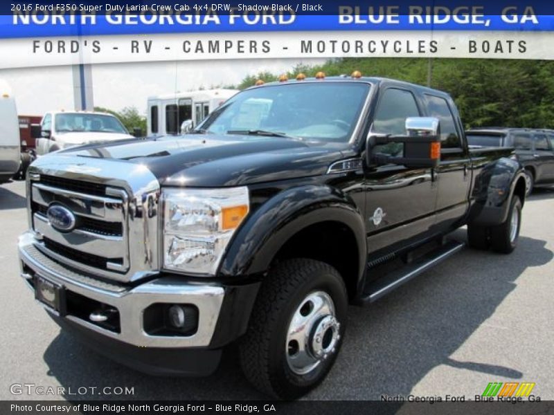 Shadow Black / Black 2016 Ford F350 Super Duty Lariat Crew Cab 4x4 DRW