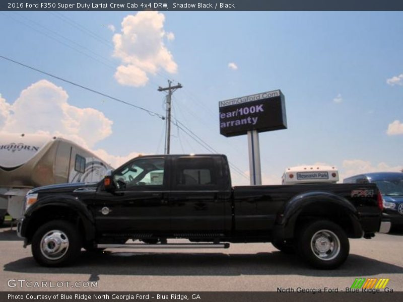 Shadow Black / Black 2016 Ford F350 Super Duty Lariat Crew Cab 4x4 DRW