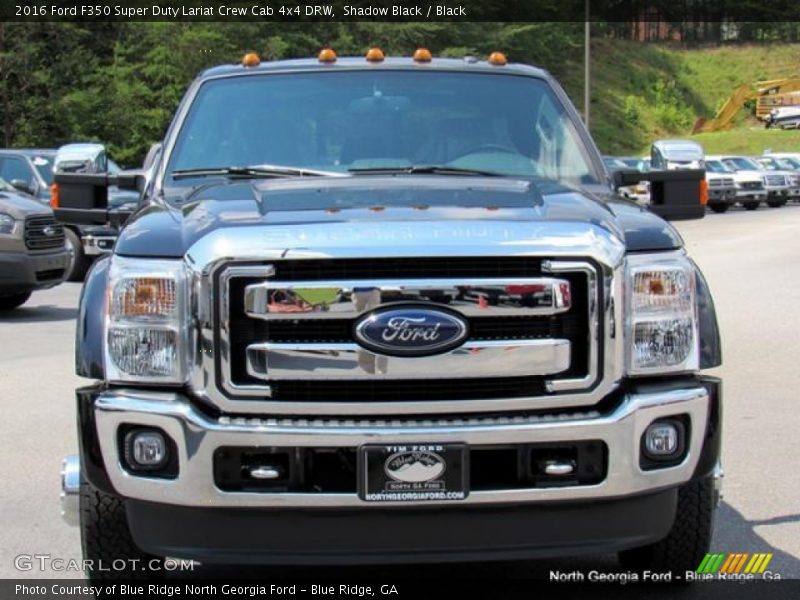 Shadow Black / Black 2016 Ford F350 Super Duty Lariat Crew Cab 4x4 DRW