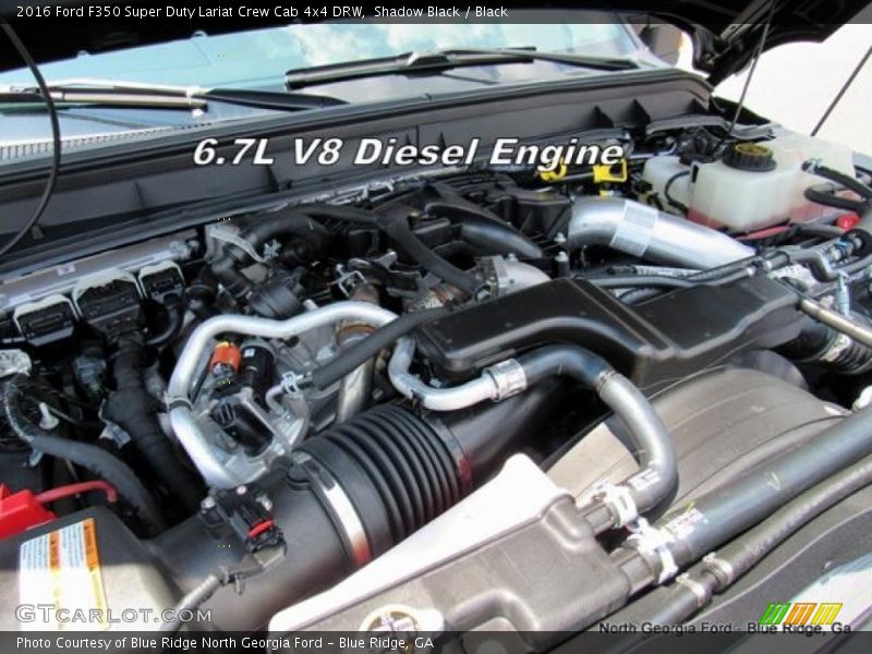 Shadow Black / Black 2016 Ford F350 Super Duty Lariat Crew Cab 4x4 DRW