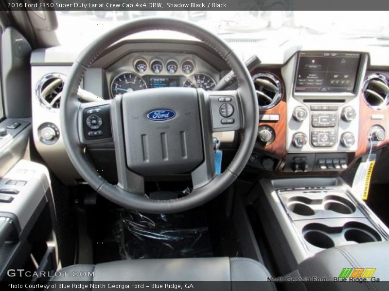 Shadow Black / Black 2016 Ford F350 Super Duty Lariat Crew Cab 4x4 DRW