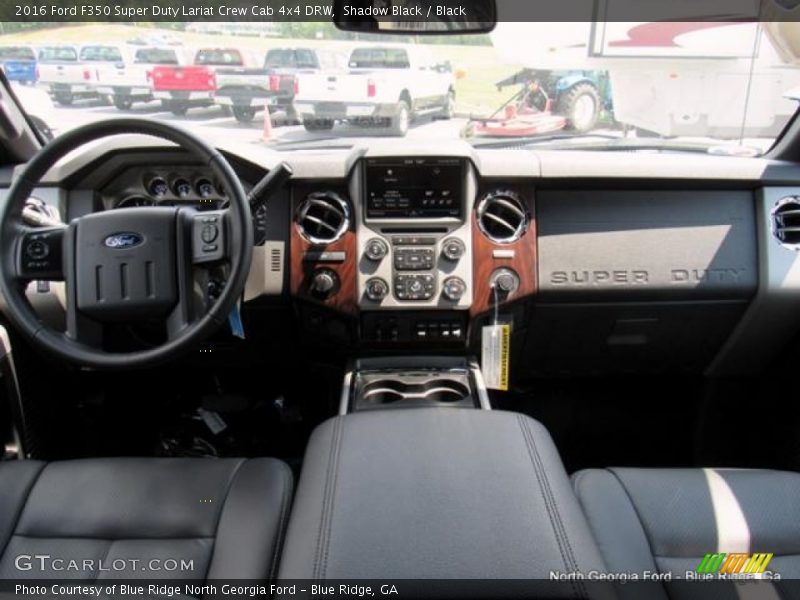 Shadow Black / Black 2016 Ford F350 Super Duty Lariat Crew Cab 4x4 DRW