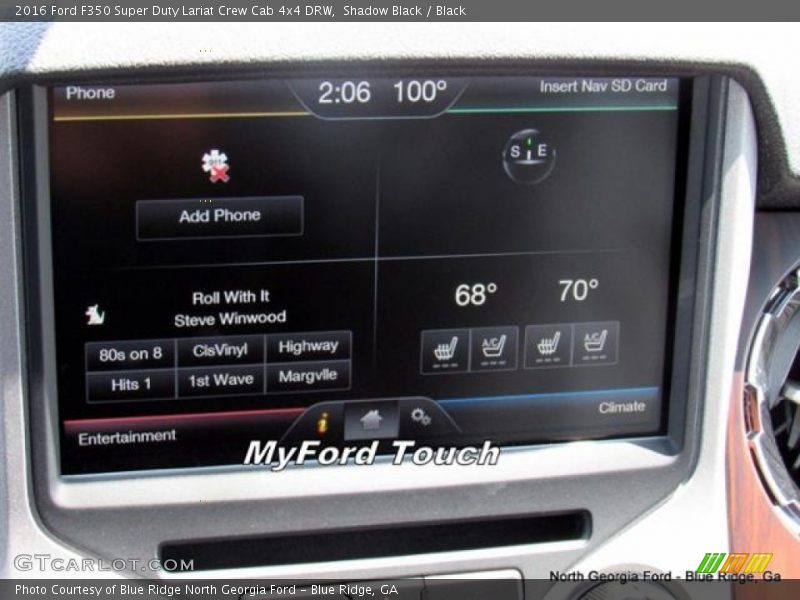 Shadow Black / Black 2016 Ford F350 Super Duty Lariat Crew Cab 4x4 DRW