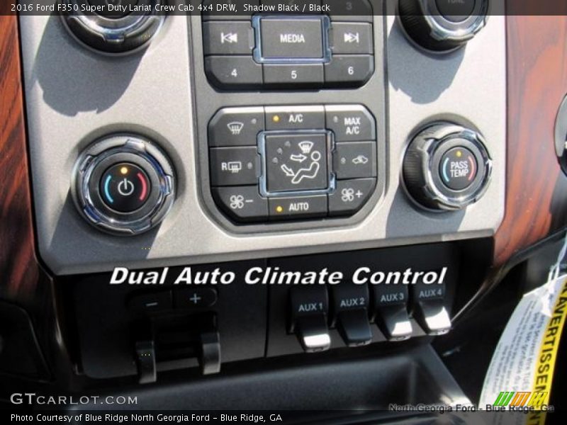 Shadow Black / Black 2016 Ford F350 Super Duty Lariat Crew Cab 4x4 DRW