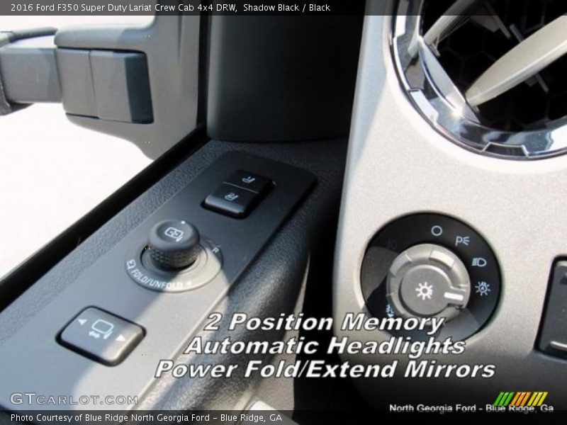 Shadow Black / Black 2016 Ford F350 Super Duty Lariat Crew Cab 4x4 DRW