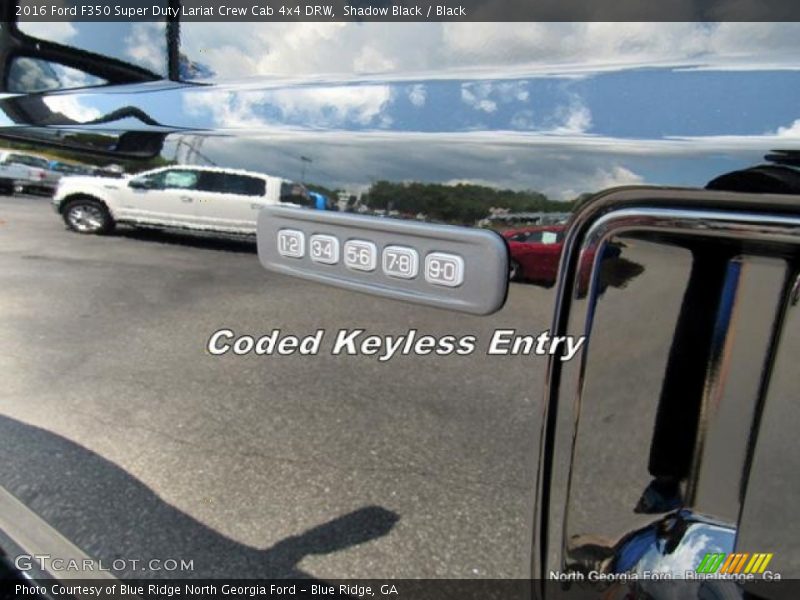 Shadow Black / Black 2016 Ford F350 Super Duty Lariat Crew Cab 4x4 DRW