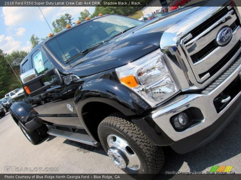 Shadow Black / Black 2016 Ford F350 Super Duty Lariat Crew Cab 4x4 DRW