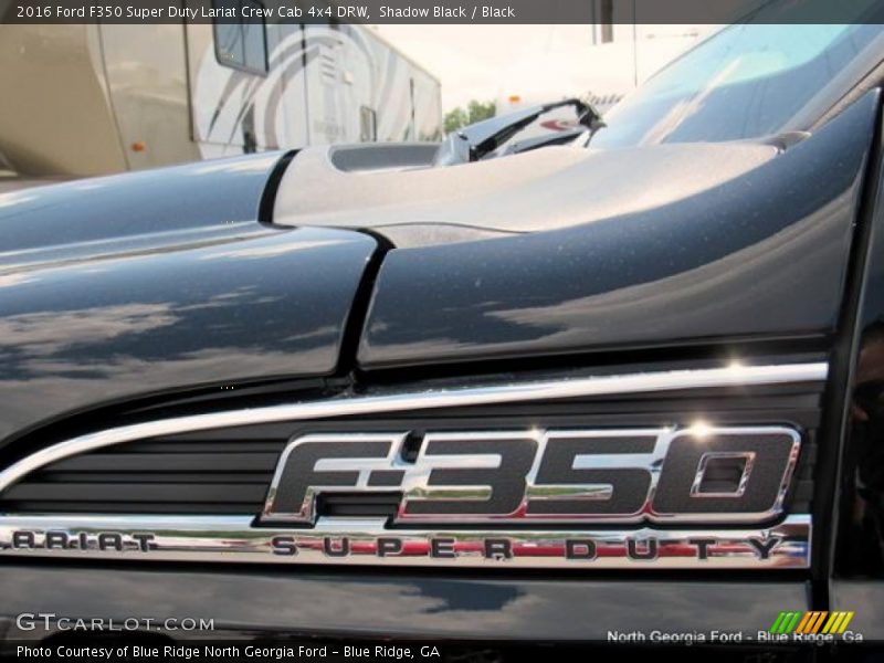 Shadow Black / Black 2016 Ford F350 Super Duty Lariat Crew Cab 4x4 DRW