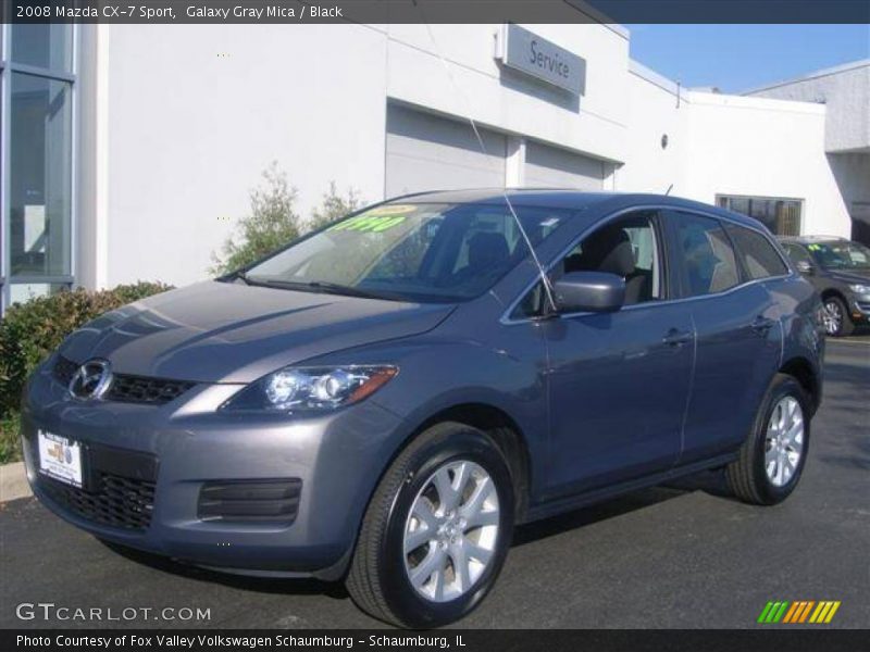 Galaxy Gray Mica / Black 2008 Mazda CX-7 Sport