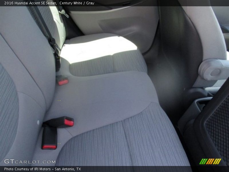 Century White / Gray 2016 Hyundai Accent SE Sedan