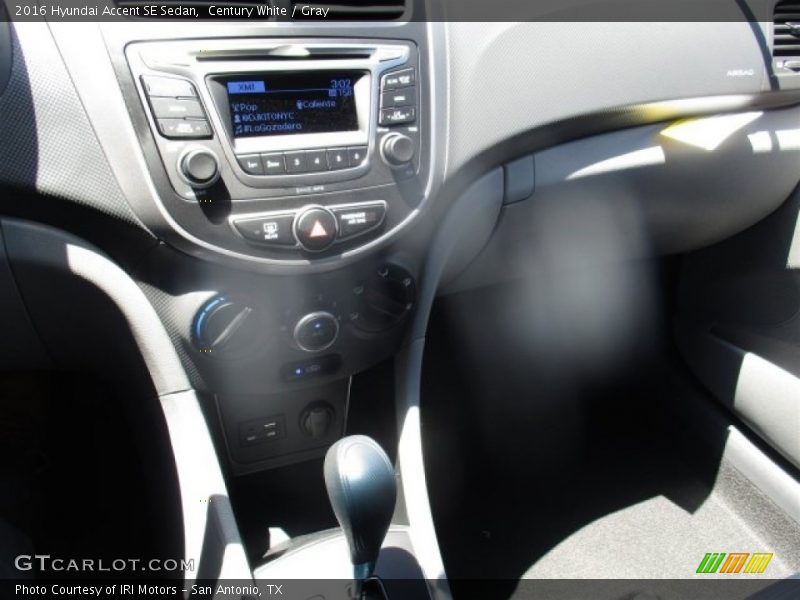 Century White / Gray 2016 Hyundai Accent SE Sedan
