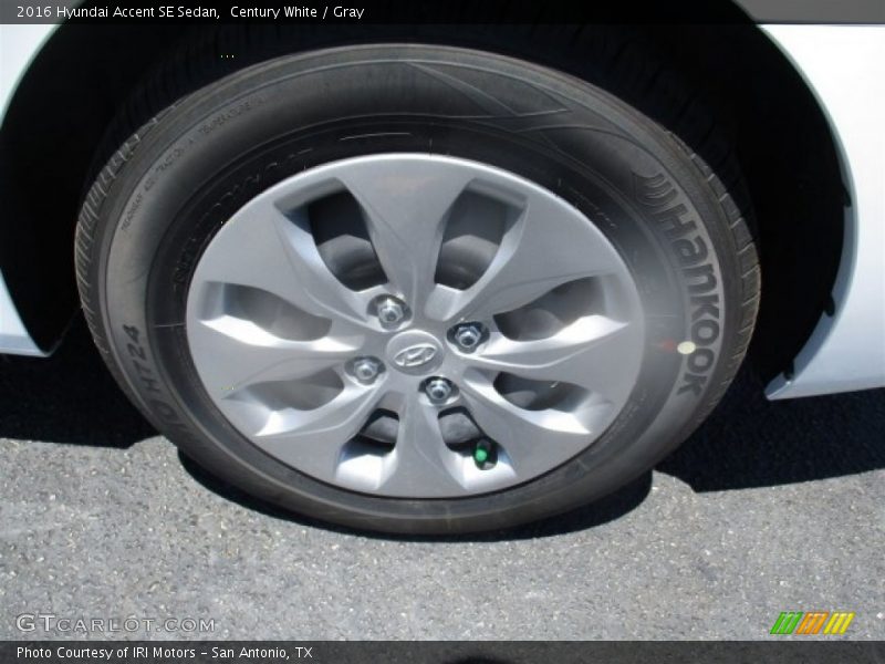 Century White / Gray 2016 Hyundai Accent SE Sedan