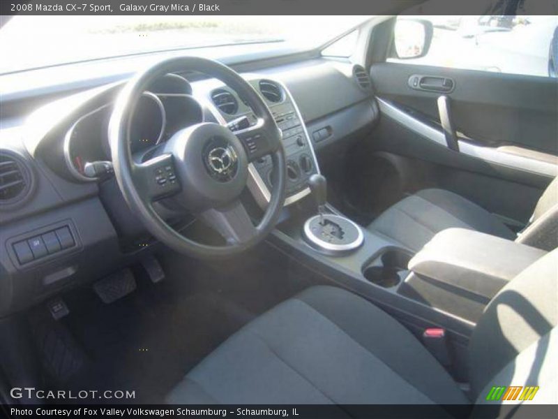 Galaxy Gray Mica / Black 2008 Mazda CX-7 Sport