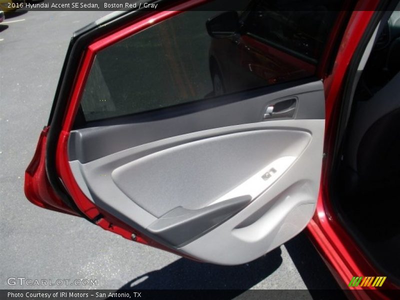 Boston Red / Gray 2016 Hyundai Accent SE Sedan