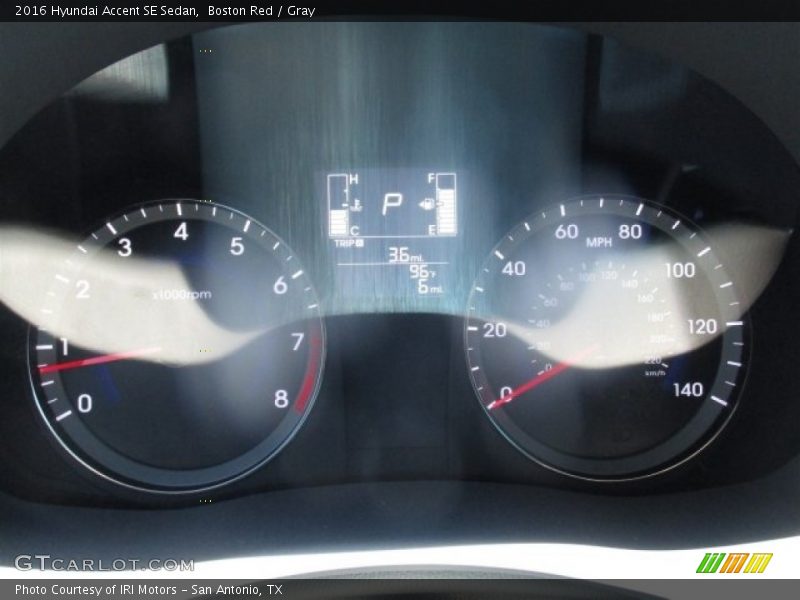 Boston Red / Gray 2016 Hyundai Accent SE Sedan